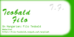 teobald filo business card
